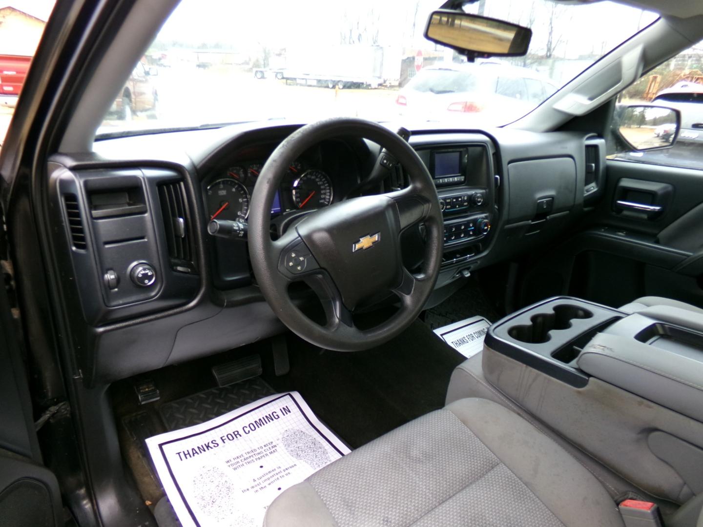 2014 Black /Gray Chevrolet Silverado 1500 Work Truck 1WT Regular Cab 2WD (1GCNCPEH9EZ) with an 4.3L V6 OHV 12V engine, 6-Speed Automatic transmission, located at 401 First NE, Bearden, AR, 71720, (870) 687-3414, 33.726528, -92.611519 - Photo#14